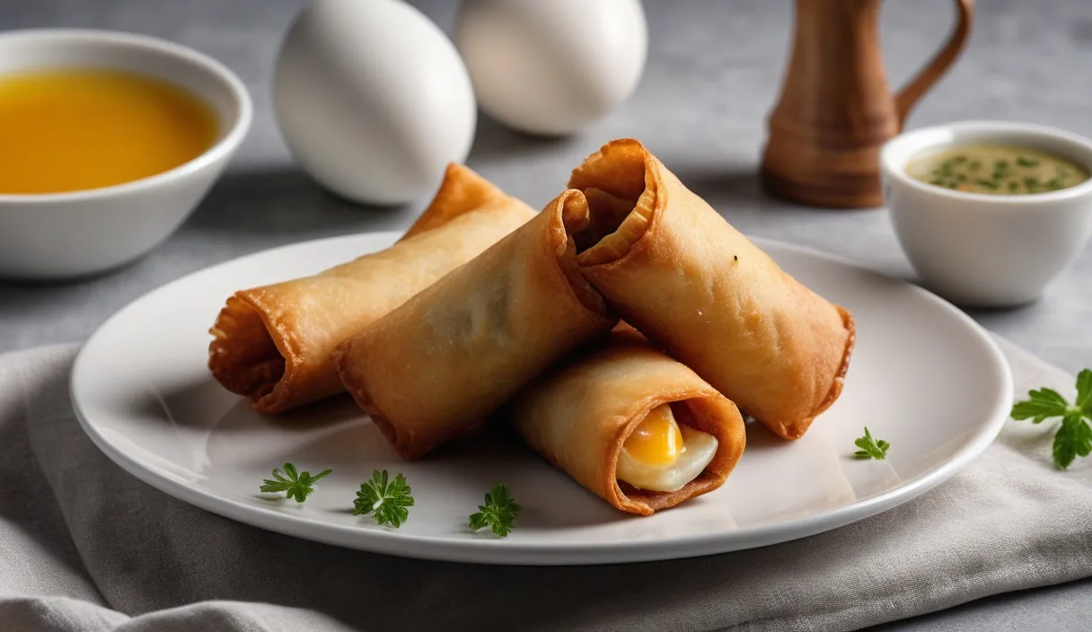 Keto äggrollsskål med fläsk och kål